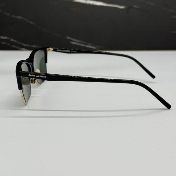 NEW SL767 001 SAINT LAURENT SUNGLASSES BLACK GREEN EYEWEAR SAINT LAURENT  SL 767 main image 9